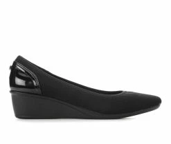 Best Sale 🌟 Women's Anne Klein Malani Wedges Black 🎁