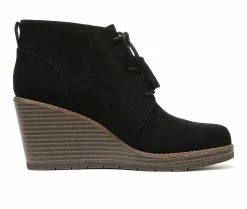 Discount 🎁 Women's Dr. Scholls One Love Wedge Booties Black 🌟