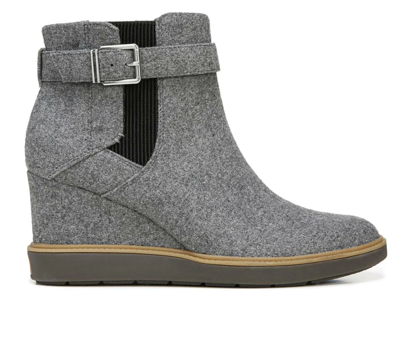 Best reviews of β€οΈ Women's Dr. Scholls Jacinda Wedge Booties Grey Flannel π₯