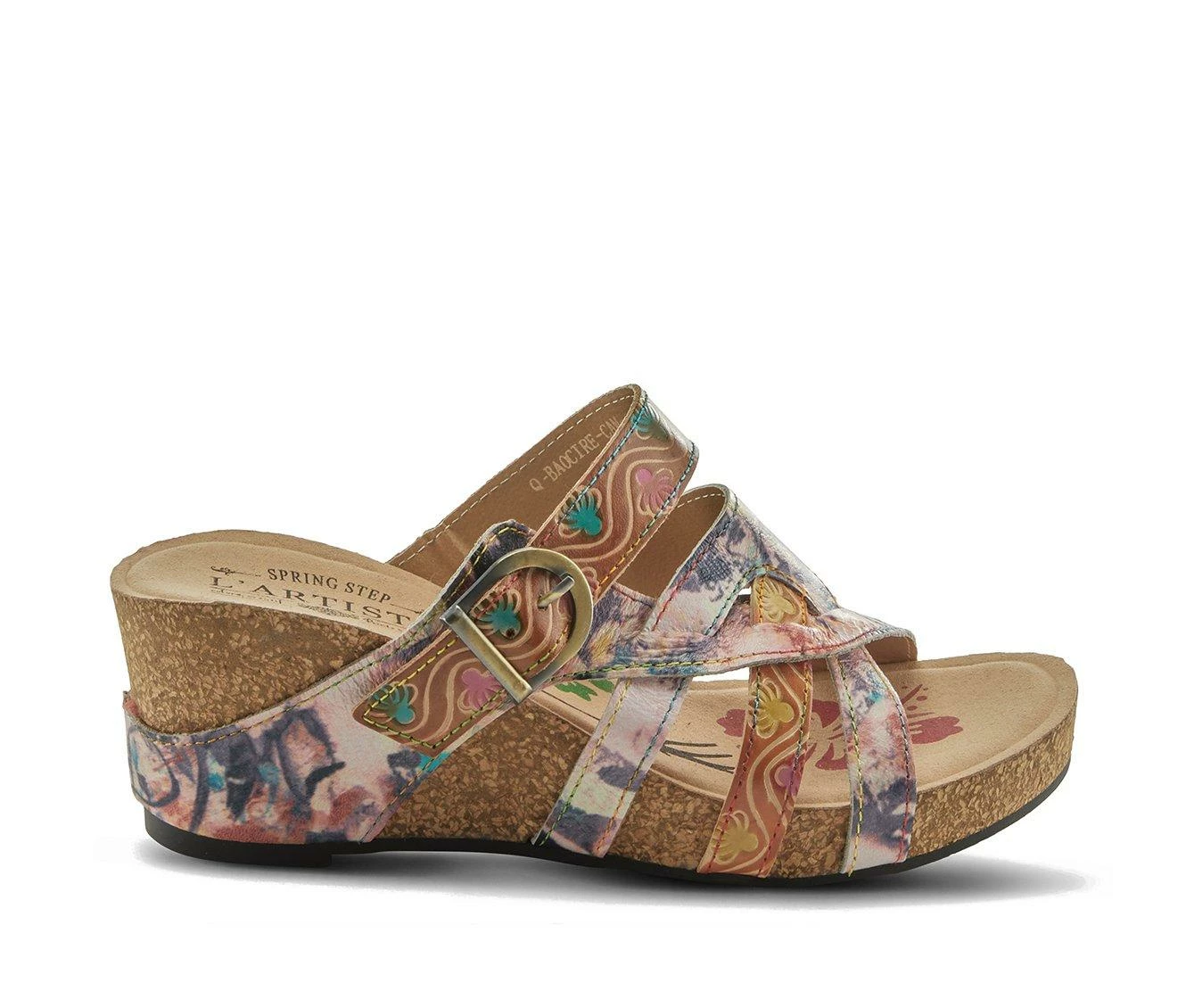 Deals π Women's L'Artiste Baocire Wedge π©΄ Sandals Camel Multi π€©