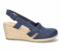 Budget 🥰 Women's Easy Street Stargaze Espadrille Wedges Navy 👍