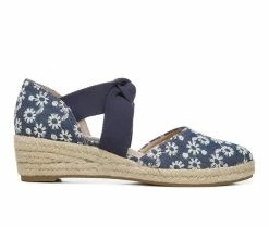 Cheapest ⭐ Women's LifeStride Kascade Wedges Blue/White 👍
