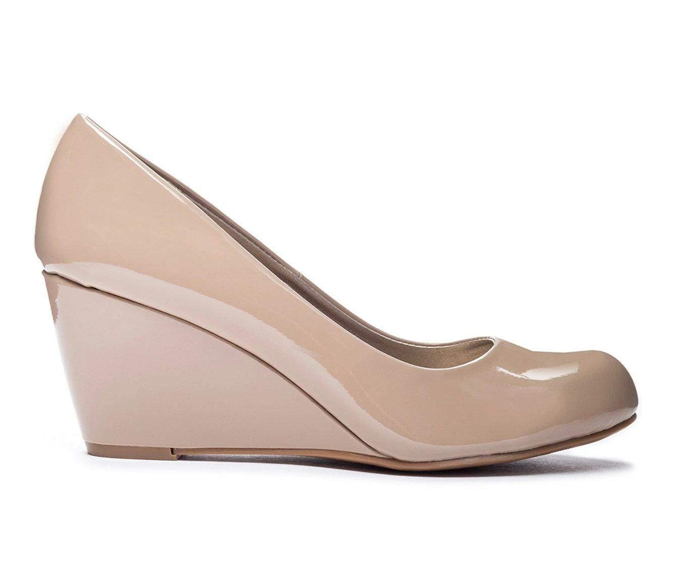 Discount ๐ Women's CL By Laundry Nima Wedges Nude ๐คฉ