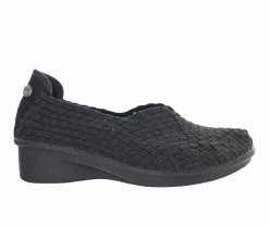 Promo 🔥 Women's Bernie Mev Yael Fly Wedge Heel Black 🌟