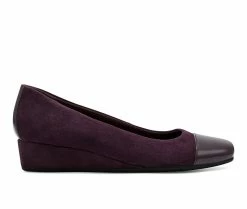 Best reviews of π Women's Easy Spirit Gracey Wedges Dark Purple π