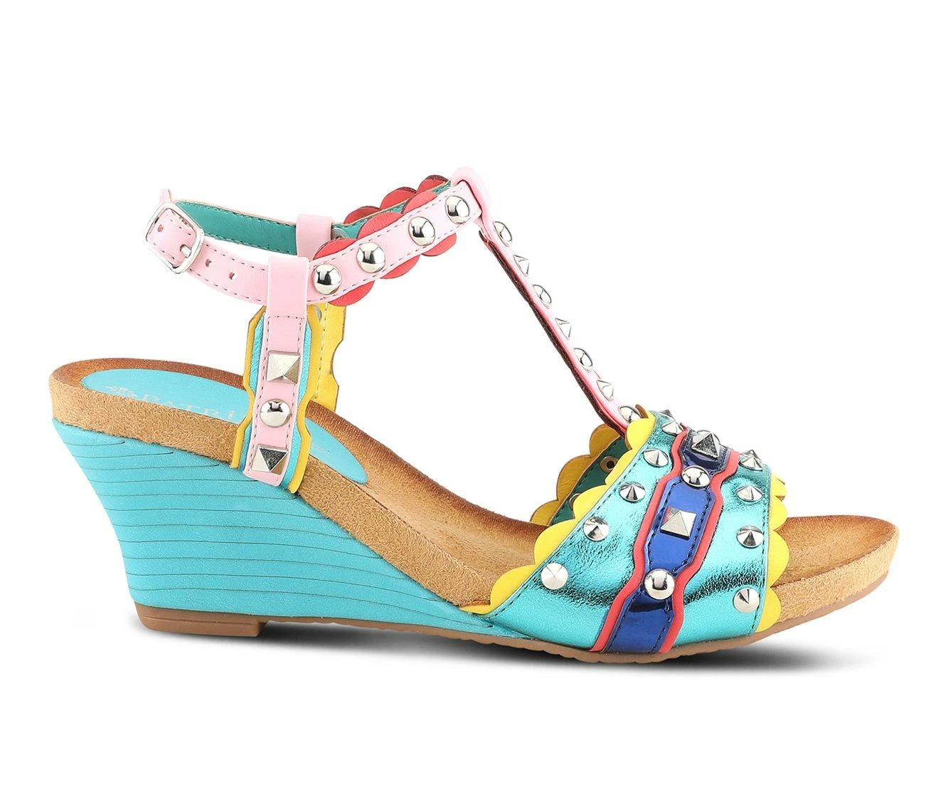 Outlet π Women's Patrizia Wildhoney Wedge π©΄ Sandals Pink Multi π