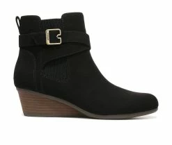 Cheapest ⌛ Women's Dr. Scholls Berlin Wedge Booties Black 🎁
