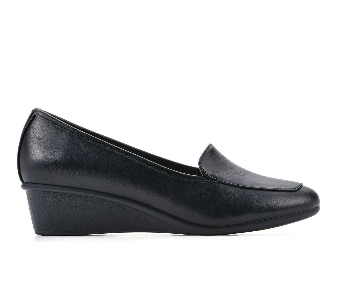 Top 10 π Women's Cliffs By White Mountain Bravado Wedge Loafers Black π