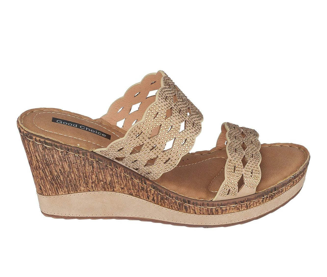 Outlet π Women's GC π Shoes Nicole Wedge π©΄ Sandals Gold π - Image 2