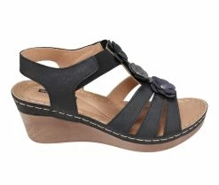 Brand new 🥰 Women's GC 👟 Shoes Beck Wedge 🩴 Sandals Black 💯