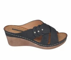 Best Pirce ✨ Women's GC 👟 Shoes Dorty Wedge 🩴 Sandals Black 🥰