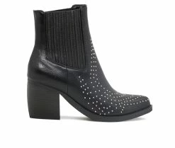 Flash Sale 🔥 Women's London Rag Hilda Heeled Booties Black 🤩