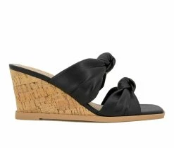 Deals ⭐ Women's Esprit Victoria Wedge 🩴 Sandals Black 🔥