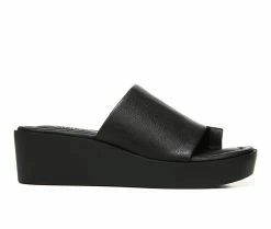 Top 10 ⭐ Women's Franco Sarto Cessa Platform Wedge 🩴 Sandals Black 💯