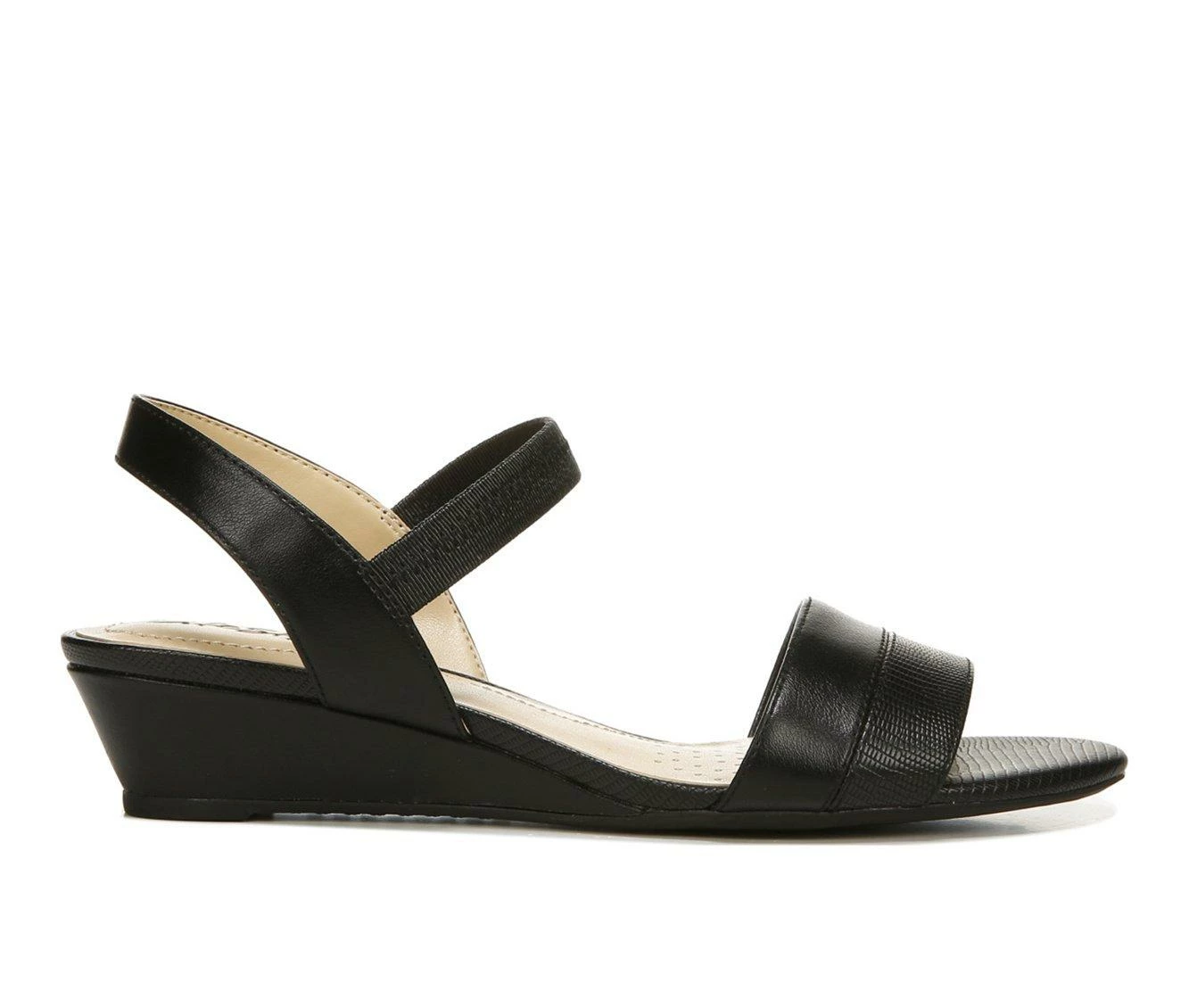 Cheapest ๐ Women's LifeStride Yuma Wedge ๐ฉด Sandals Black โจ - Image 2
