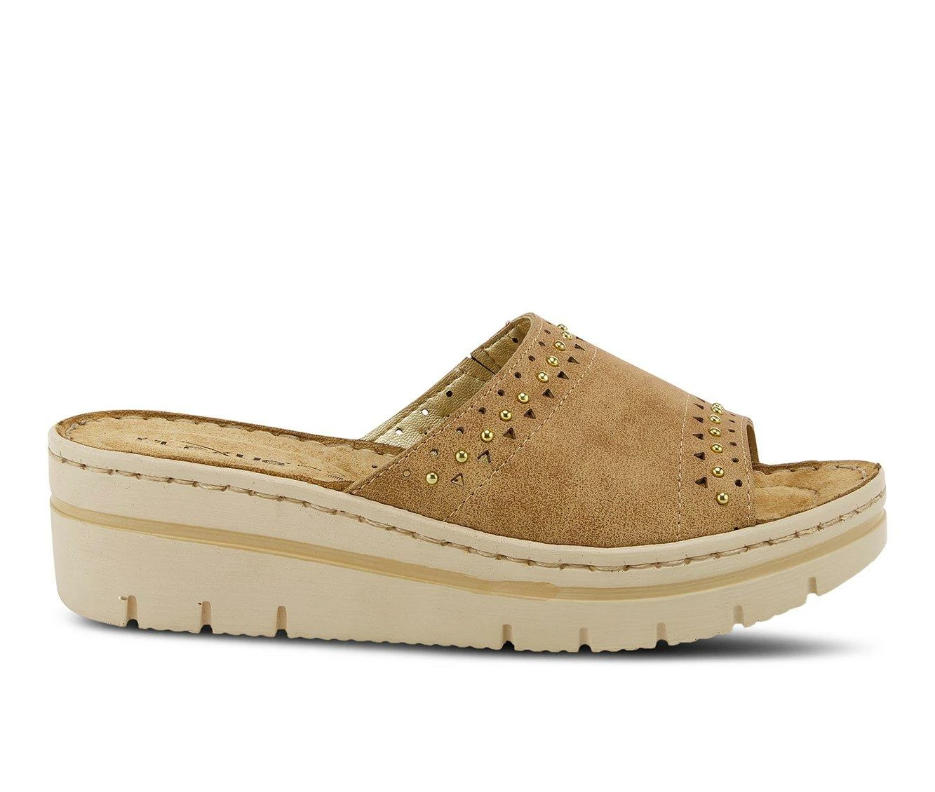 New π Women's Flexus Basie Wedge π©΄ Sandals Copper π