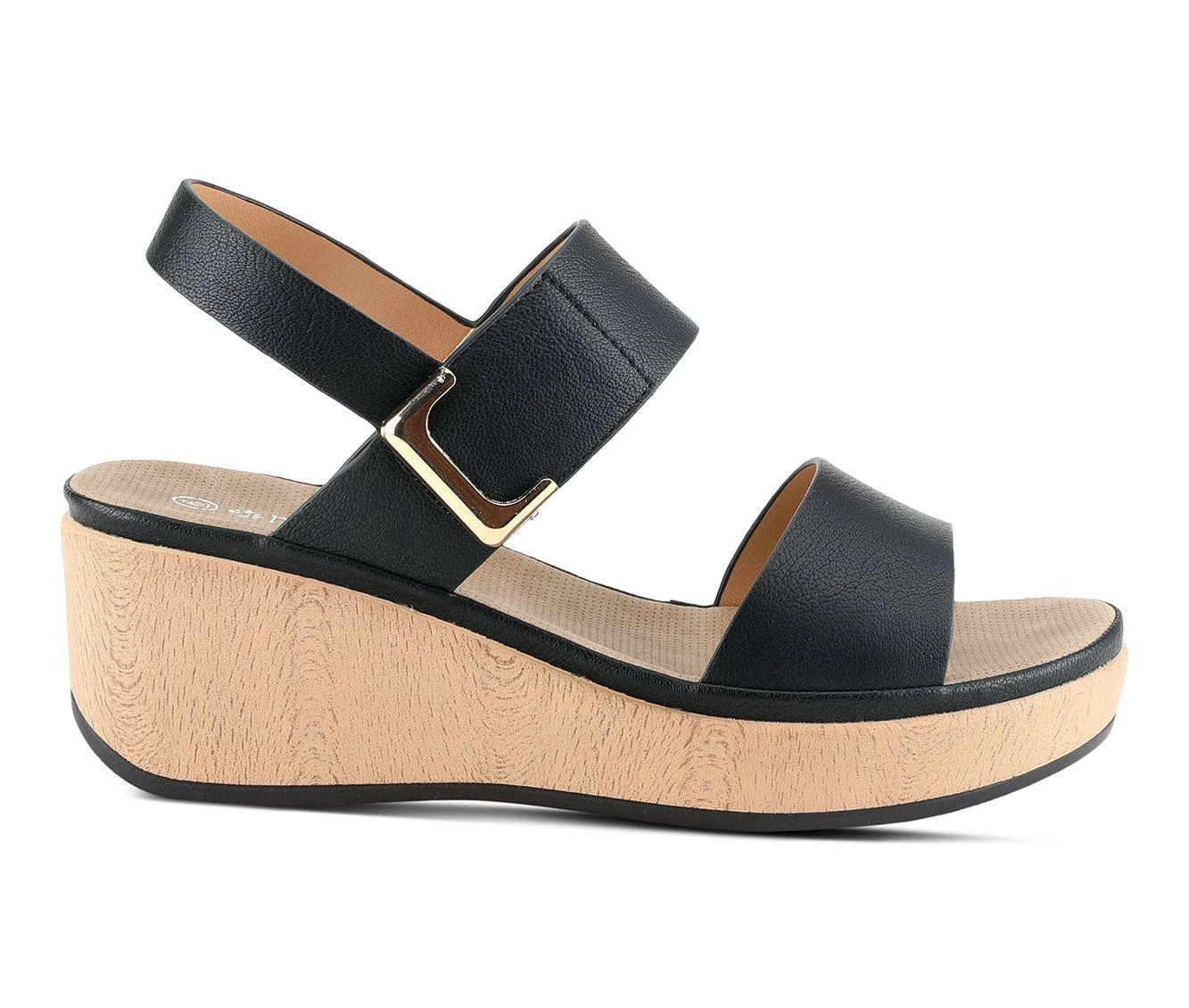 Outlet β Women's Patrizia Spelta Wedge π©΄ Sandals Black π
