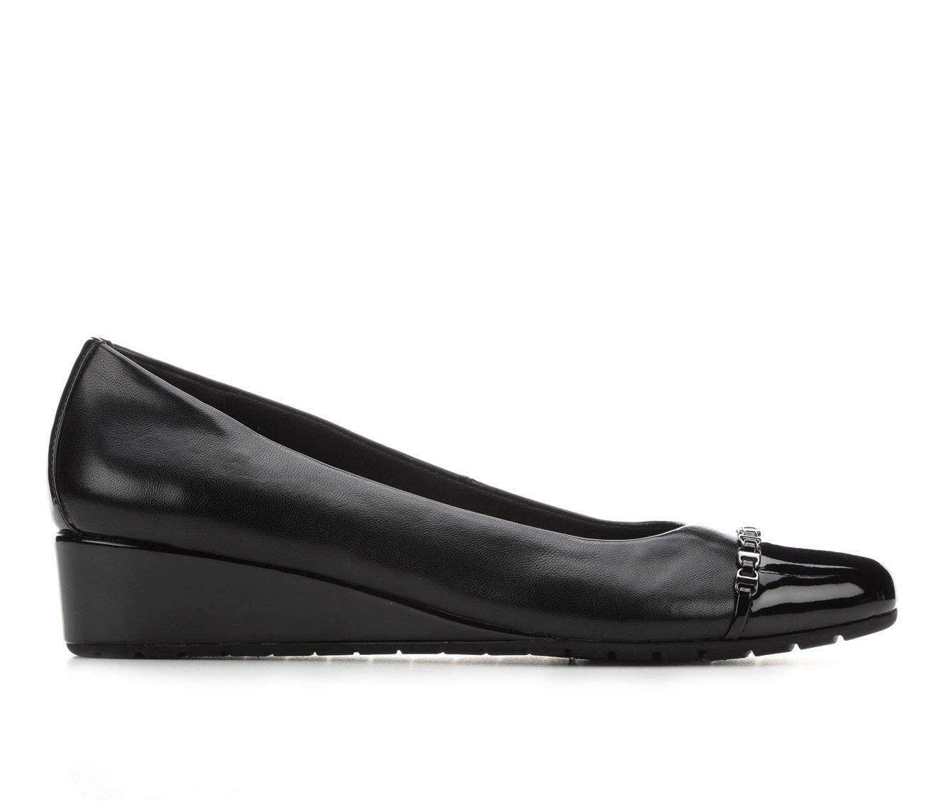 Best Pirce π― Women's Anne Klein Mimi Wedges Black π₯