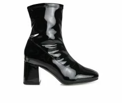 Wholesale 🎁 Women's Journee Collection Reice Heeled Booties Black ✨