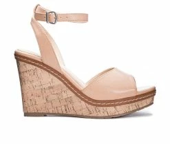 Top 10 🔥 Women's CL By Laundry Booming Wedges Dark Nude 🤩