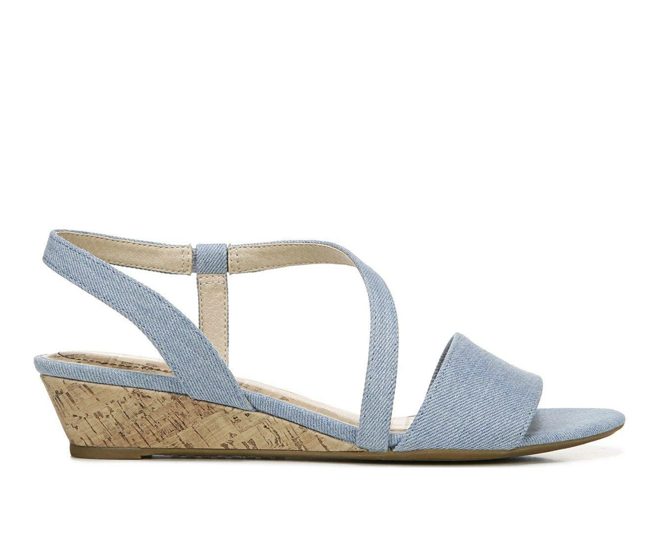 Outlet ๐ Women's LifeStride Yasmine Wedge ๐ฉด Sandals Light Blue ๐