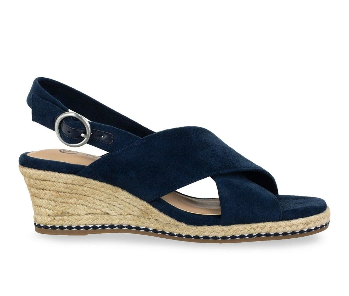 Discount π₯° Women's Bella Vita Nadette II Wedges Navy Suede β€οΈ