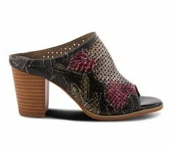 Best Pirce ❤️ Women's L'Artiste Stylin 👗 Dress 🩴 Sandals Black Multi 😀