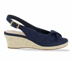Best reviews of 🥰 Women's Bella Vita Sylvie II Espadrille Wedges Soft Denim 🔥