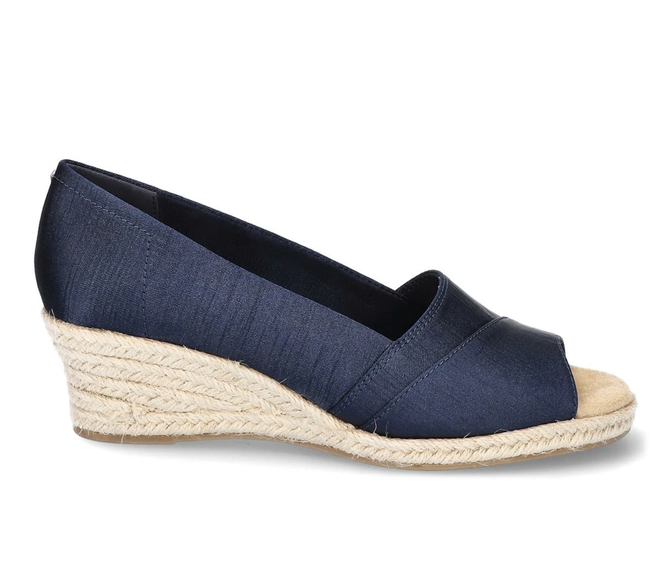 Wholesale π₯° Women's Easy Street Jasper Espadrille Wedge π©΄ Sandals Navy Thai Silk β - Image 2