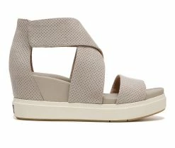 Cheapest 🎉 Women's Dr. Scholls Sheena Wedge 🩴 Sandals Oyster Beige 😉