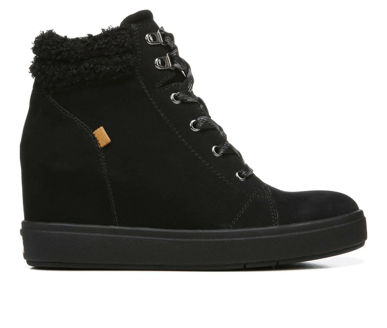 Hot Sale π Women's Dr. Scholls Madison Hike Wedge Combat π₯Ύ Boots Black π - Image 2