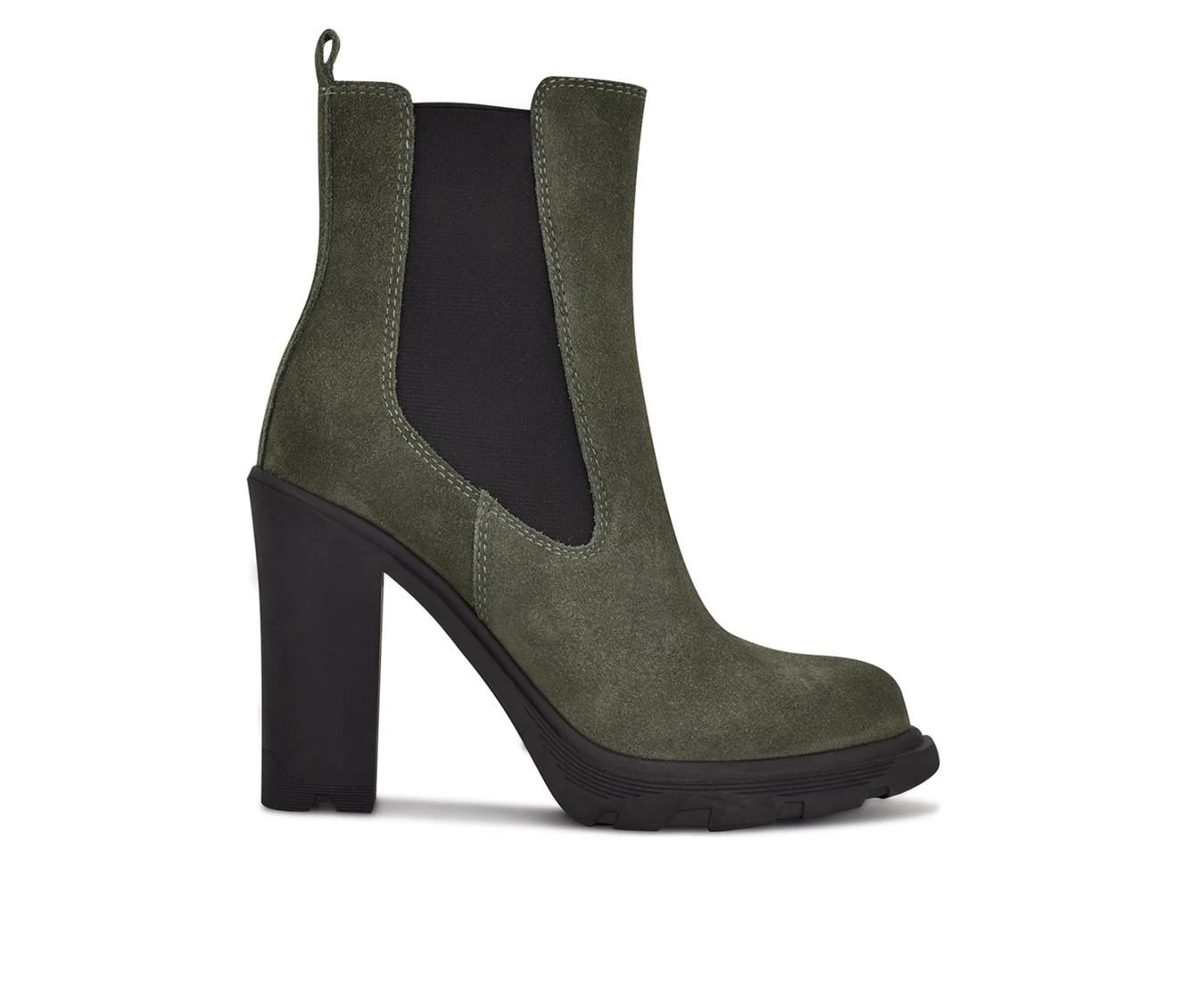 New π₯° Women's Nine West Ream Heeled Booties Dark Green π 4 New π₯° Women's Nine West Ream Heeled Booties Dark Green π - Image 2