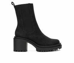 Best Sale 😀 Women's Gabrielle Union Francesca Heeled Booties Black 🔔