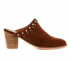 New 🎉 Women's Rag & Co Leslie Heeled Mules Tan ⌛