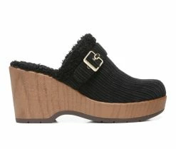 Buy 👏 Women's Dr. Scholls Pixie Clog Black Corduroy 🧨