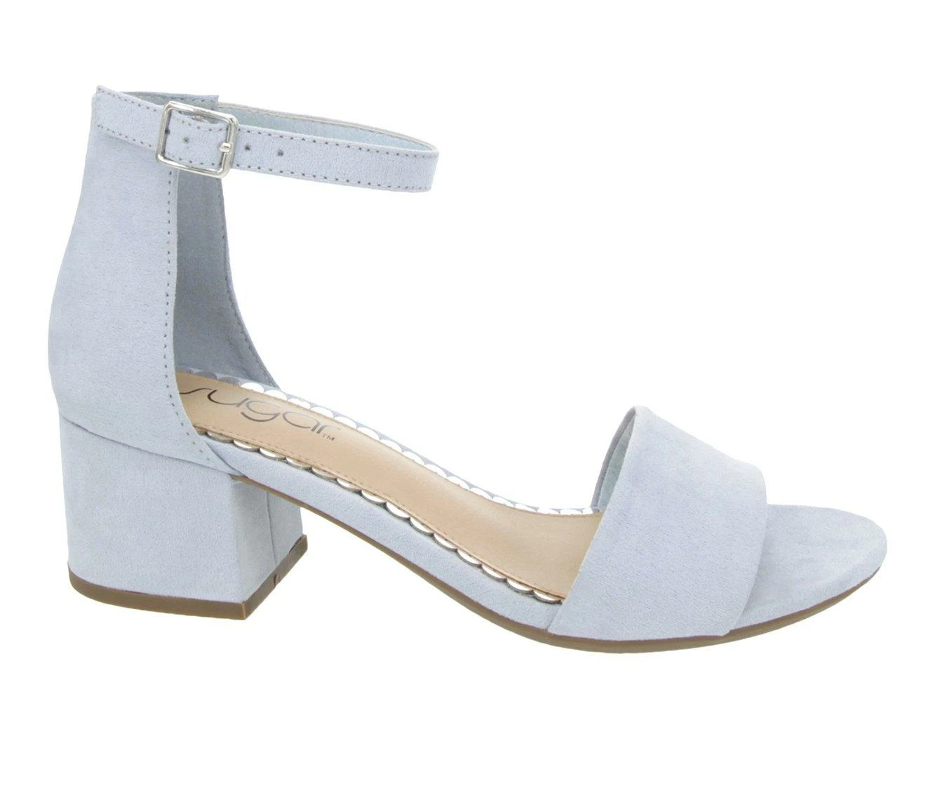 Budget ๐ Women's Sugar Noelle Low ๐ Dress ๐ฉด Sandals Baby Blue ๐ - Image 2