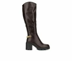 Deals 🔔 Women's Torgeis Athena Knee High 🥾 Boots Brown 🔥