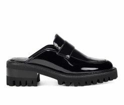 Brand new 💯 Women's Aerosoles Reba Loafer Mule Black Patent 😀