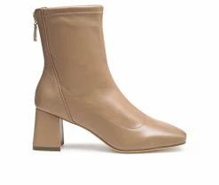 Cheap ❤️ Women's London Rag Hera Heeled Booties Taupe 👏