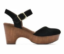 Wholesale 🤩 Women's White Mountain Casey Platform Heeled Clog Black 🔥