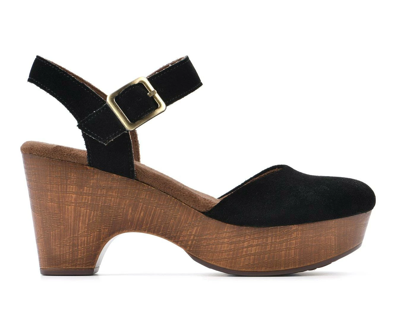 Wholesale π€© Women's White Mountain Casey Platform Heeled Clog Black π₯