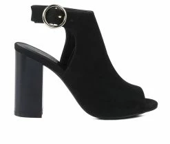 Hot Sale 💯 Women's London Rag Block Heel 👗 Dress 🩴 Sandals Black 👏