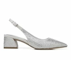Wholesale 😍 Women's Franco Sarto Racer 3 Pumps Platinum 🧨