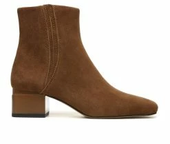 Flash Sale ❤️ Women's Franco Sarto Waxtona Booties Chocolate 🔔