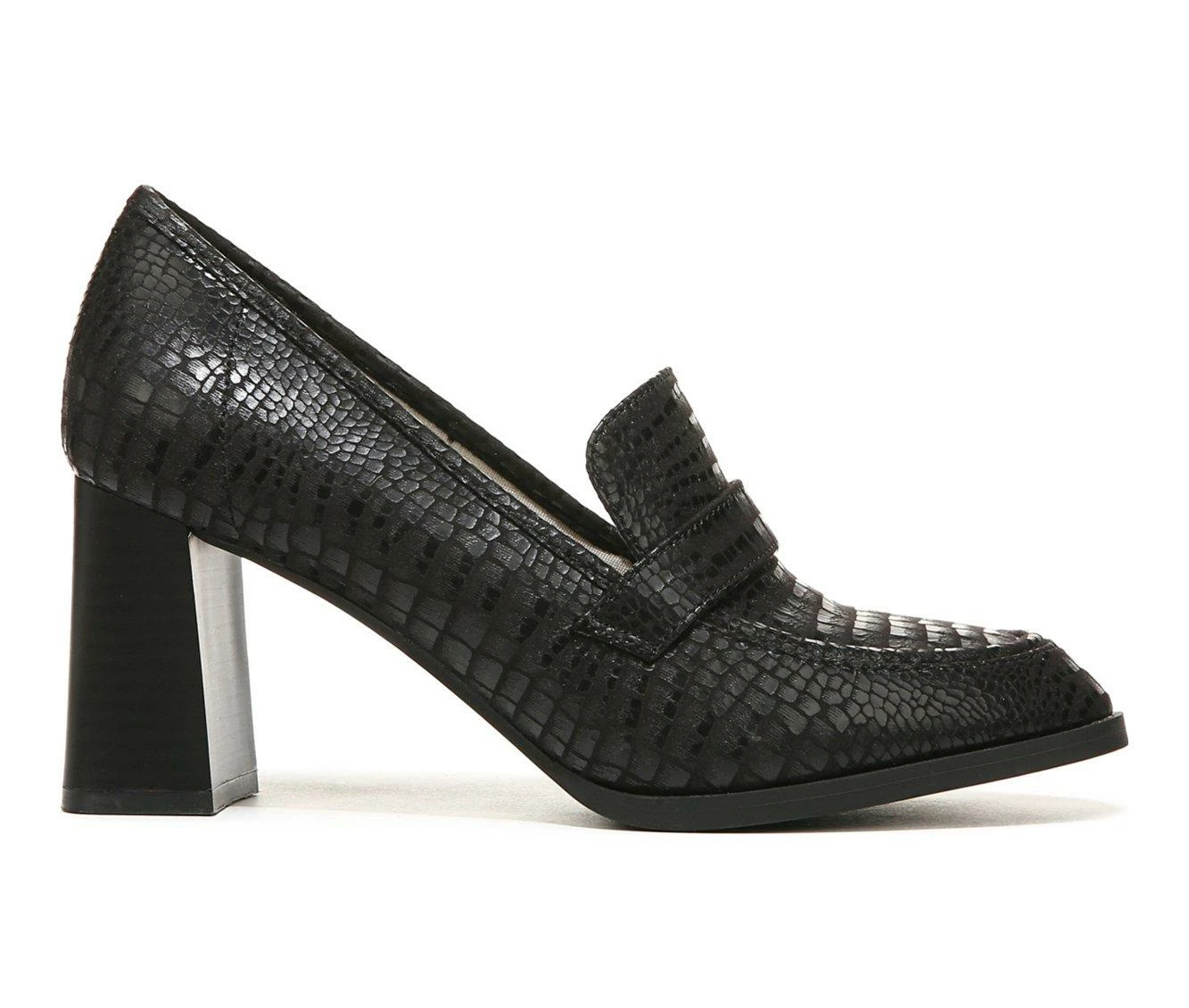 Wholesale ๐ฏ Women's LifeStride Farrah Penny Loafers Blk Croco Fab ๐ฅ - Image 2
