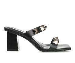 Wholesale 🥰 Women's Journee Collection Kirian 👗 Dress 🩴 Sandals Black ❤️