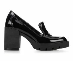 Discount 🎁 Women's Blondo Jonah Heeled Loafers Black 😀