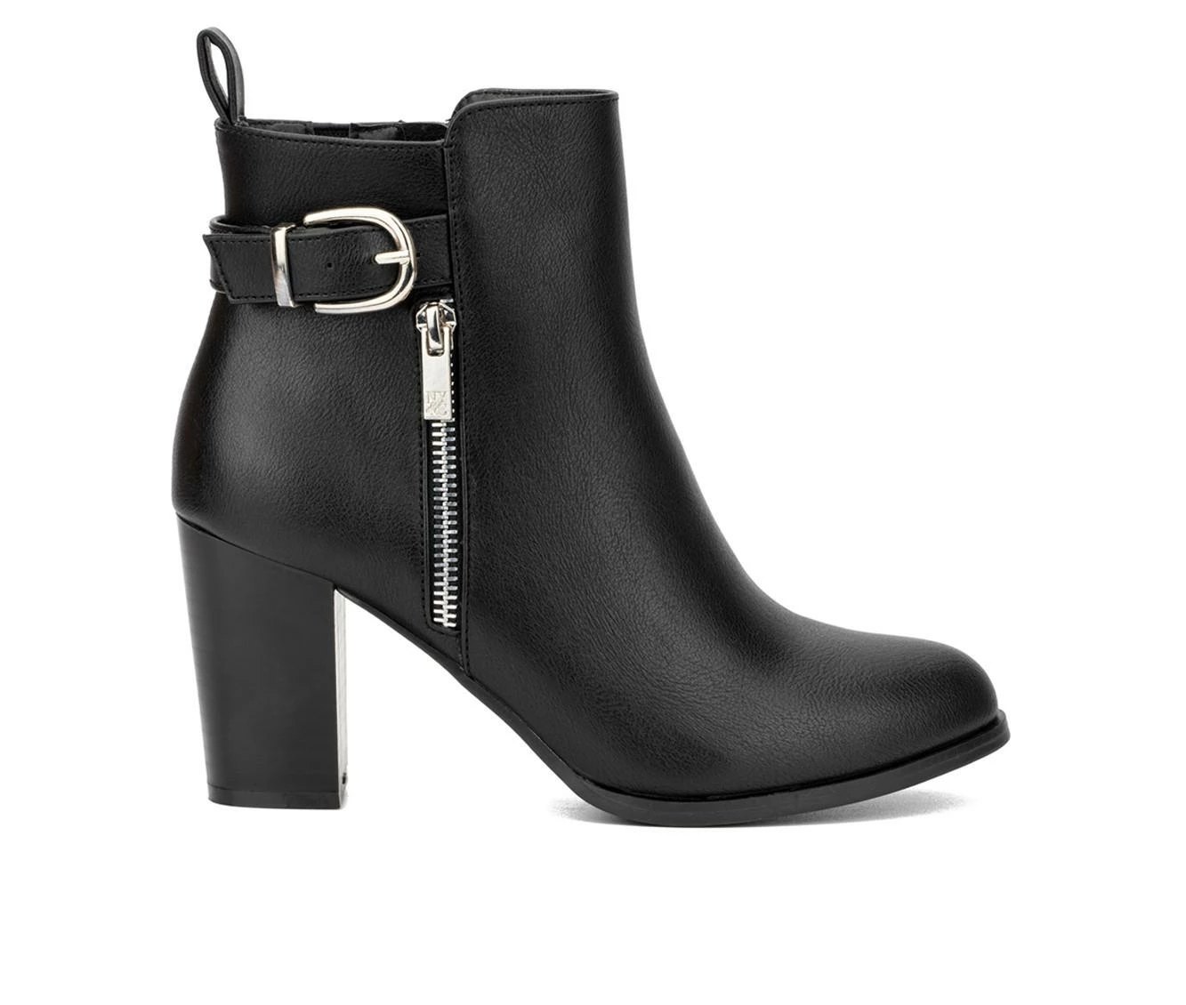 Promo ⌛ Women's New York And Company Angie 2 Heeled Booties Black ✨