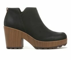 Best Sale 👏 Women's Dr. Scholls Wishlist Platform Block Heel Booties Black 👏