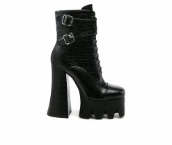 Outlet ✨ Women's London Rag Stomper Booties Black 👏
